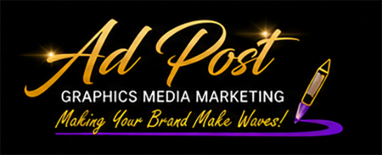 Ad Post Graphics Media Marketing logo